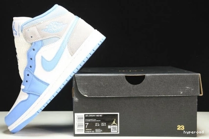Hyperoad Blue 1 University  Mid NIKE AIR Grey JORDAN 0715